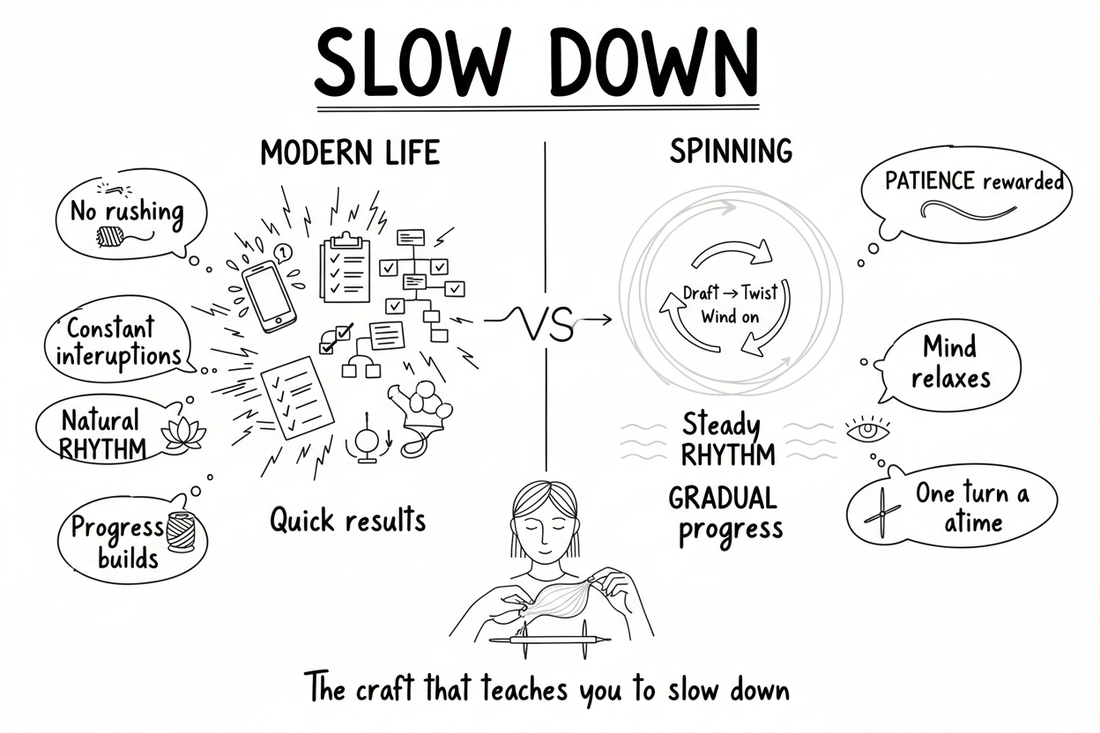 Whiteboard diagram showing slow down