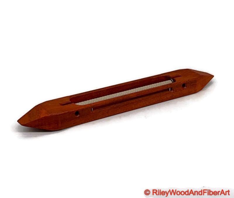 Slim Boat Shuttle - Closed Bottom made by Riley Wood and Fiber Art