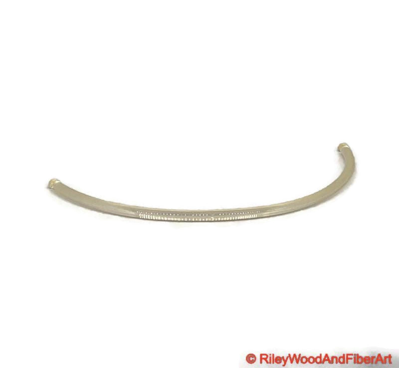 Drive Band Material - Polyurethane - 1/4” - Sold by the foot Footman Connector (1') on white background