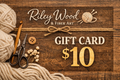 Riley Wood and Fiber Art Gift Card $10.00 Made by Riley Wood and Fiber Art
