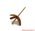 Medium Turkish Drop Spindle - Alder Whorl with Apple Shaft made by Riley Wood and Fiber Art
