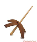 Medium Turkish Drop Spindle - Cherry Whorl with Apple Shaft made by Riley Wood and Fiber Art