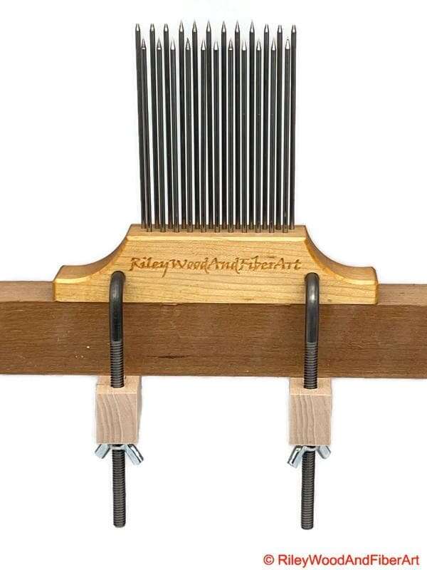 Hackle Hooks: Riley Wood and Fiber Art Hackle Accessory made by Riley Wood and Fiber Art