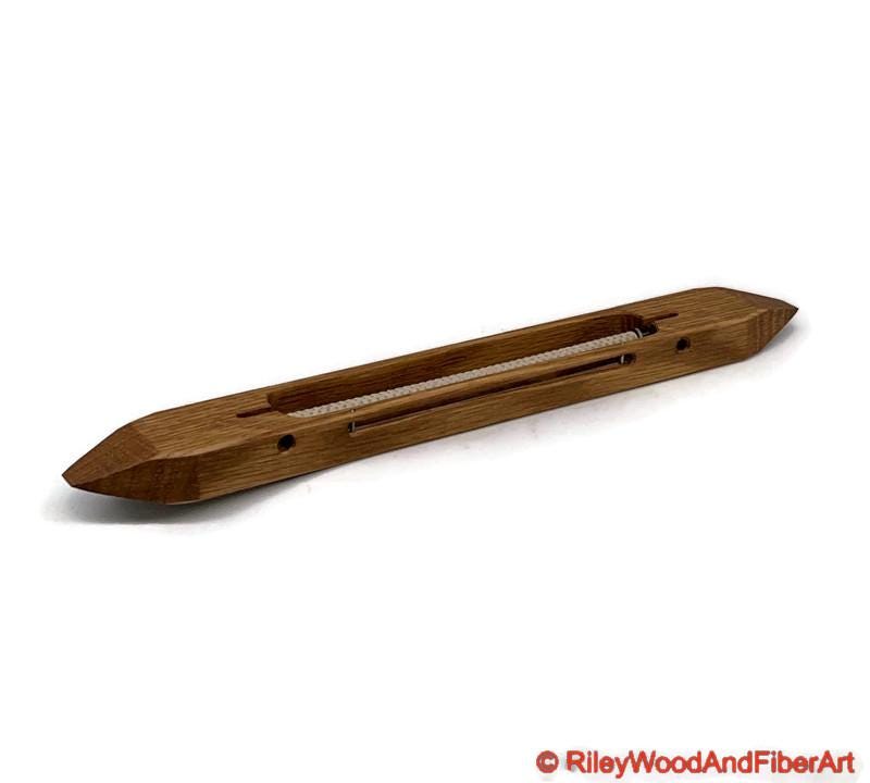 Slim Boat Shuttle - Closed Bottom made by Riley Wood and Fiber Art