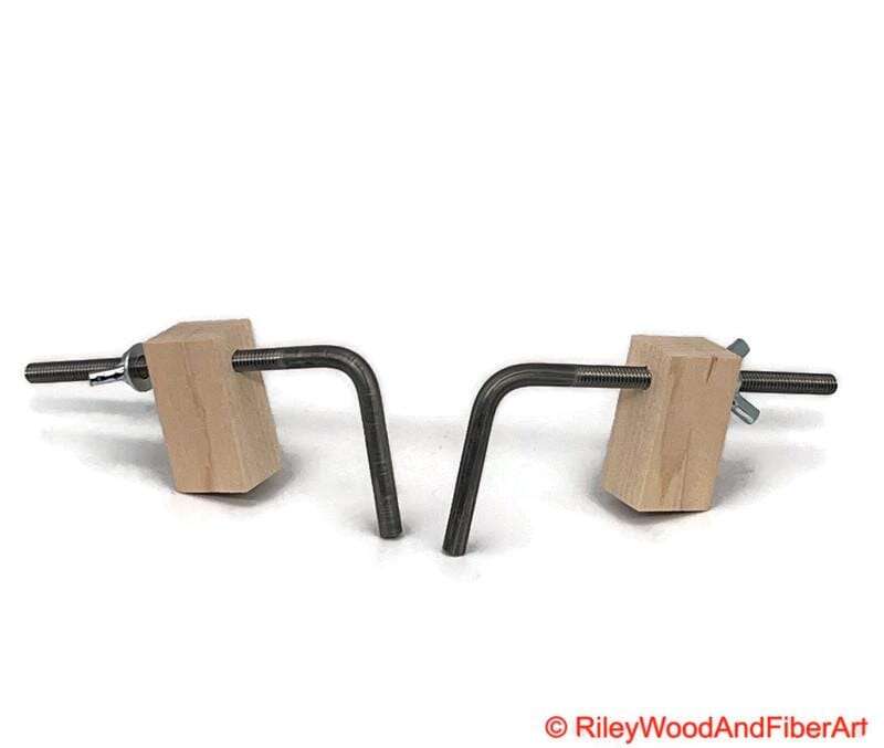 Hackle Hooks: Riley Wood and Fiber Art Hackle Accessory made by Riley Wood and Fiber Art