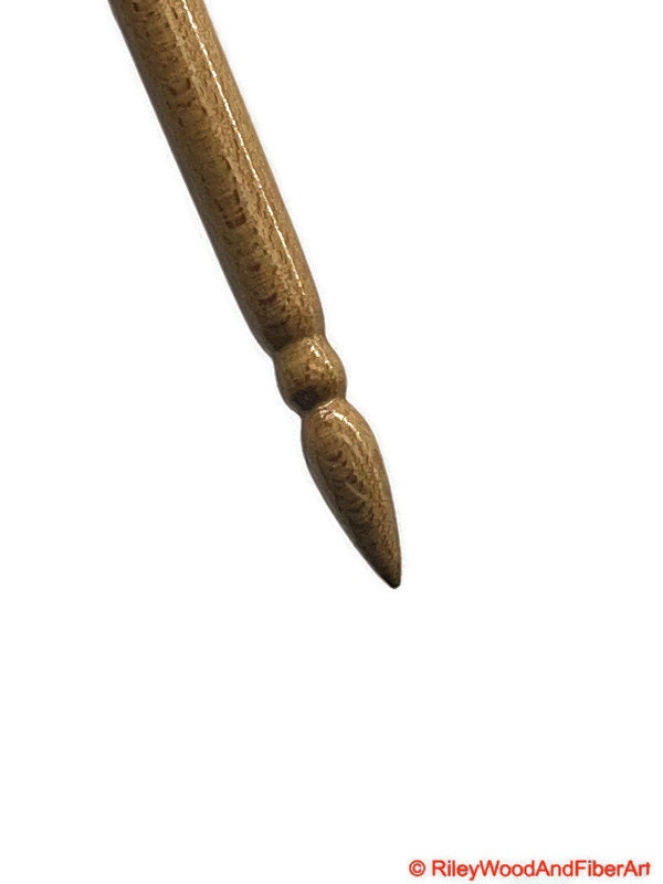 Top Whorl Drop Spindle: Allo, African Mahogany, and Maple - 24 grams made by Riley Wood and Fiber Art