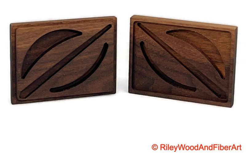 Mini Turkish Drop Spindle Box - Handmade Storage on white background