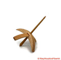 Medium Turkish Drop Spindle - Maple Whorl with Hickory Shaft made by Riley Wood and Fiber Art