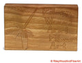 Medium Turkish Drop Spindle Box - Handmade Storage on white background
