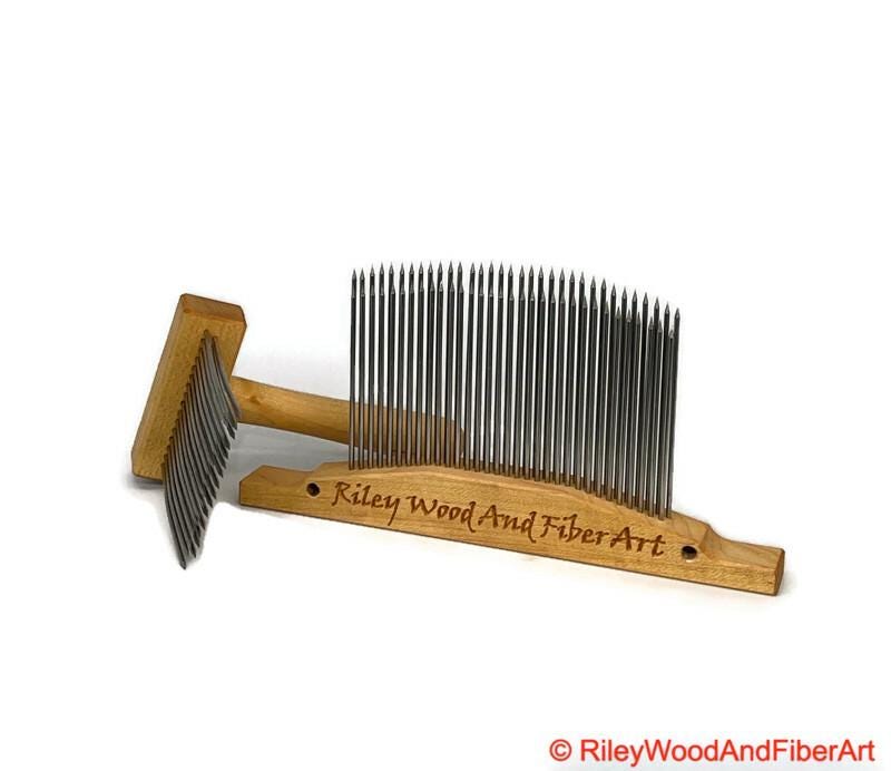 Hackle with Comb Set made by Riley Wood and Fiber Art