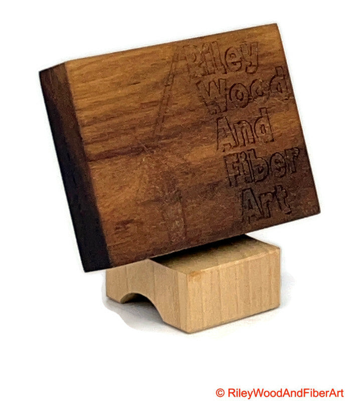 Mini Turkish Drop Spindle Box - Handmade Storage on white background