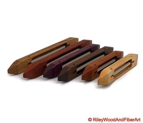 Slim Boat Shuttle - Closed Bottom made by Riley Wood and Fiber Art