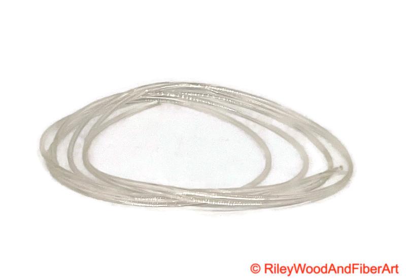 Drive Band Material for Spinning wheel - 1/8" Diameter - Sold by the Foot made by Riley Wood and Fiber Art