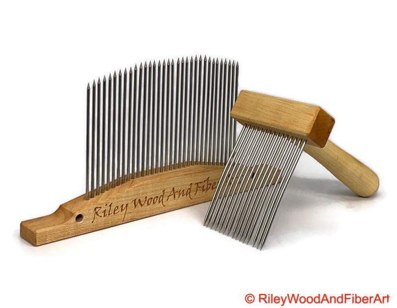 Hackle with Comb Set made by Riley Wood and Fiber Art