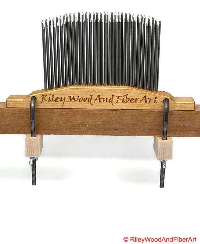 Hackle Hooks: Riley Wood and Fiber Art Hackle Accessory made by Riley Wood and Fiber Art