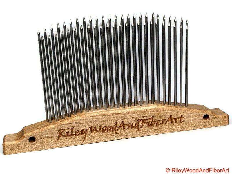 Wool Hackle made by Riley Wood and Fiber Art