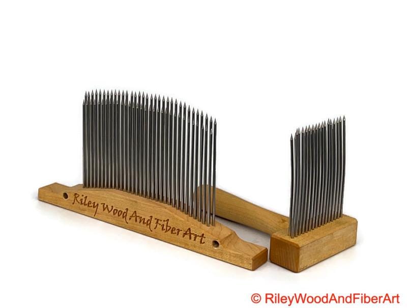 Hackle with Comb Set made by Riley Wood and Fiber Art