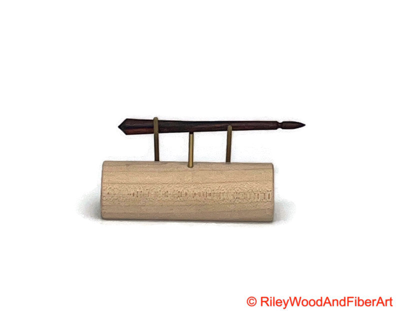 Mini Turkish Drop Spindle Shaft Jobillo Made by Riley Wood and Fiber Art