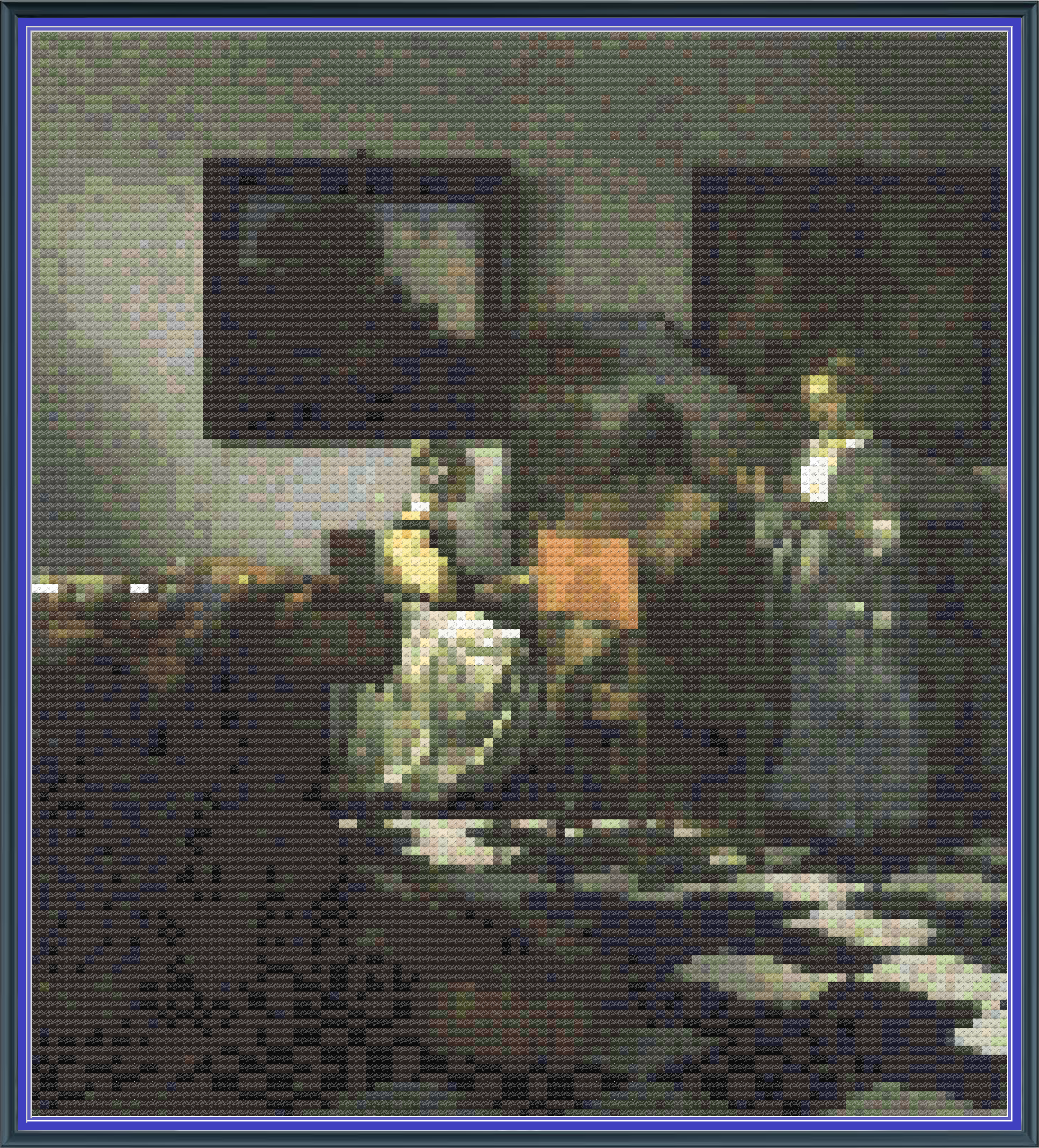 Riley Wood and Fiber Art - The Concert© – Cross Stitch Pattern | Fine Art Cross Stitch | 14 Count Aida | Digital Pattern made by Riley Wood and Fiber Art