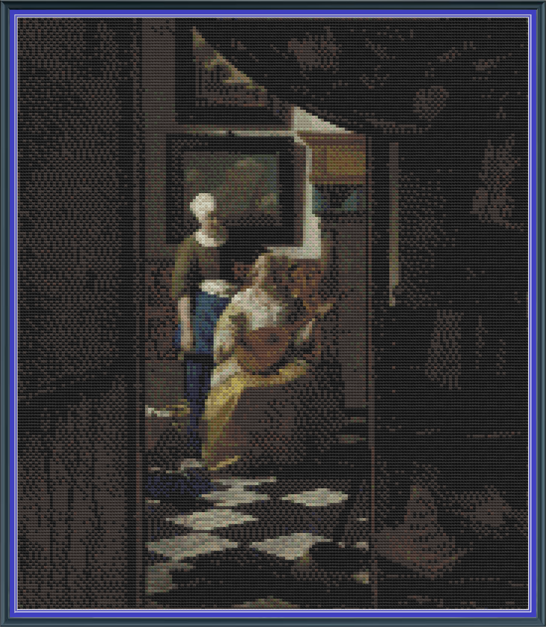 Riley Wood and Fiber Art - The Love Letter© – Cross Stitch Pattern | Fine Art Cross Stitch | 14 Count Aida | Digital Pattern made by Riley Wood and Fiber Art