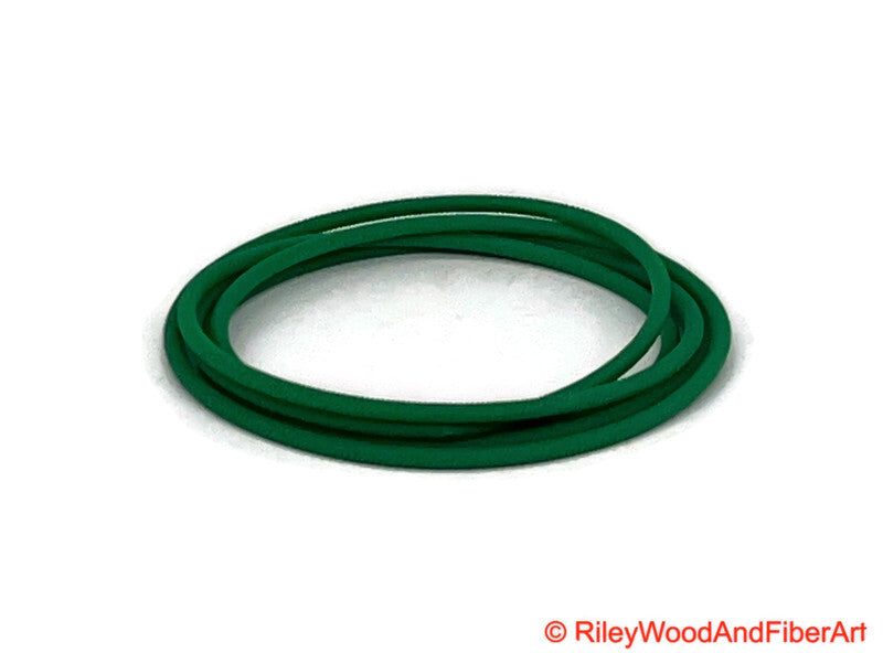 Majacraft Spinning Wheel Drive Band Aura made by Riley Wood and Fiber Art