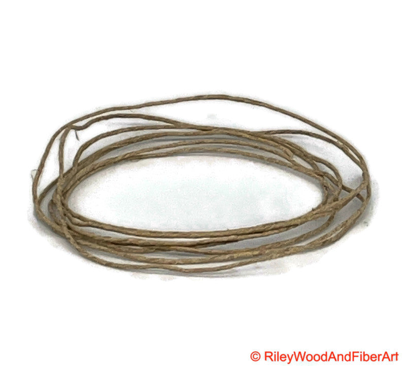 Hemp Drive Band for Spinning Wheel - Replacement - 48lb Natural Cord made by Riley Wood and Fiber Art