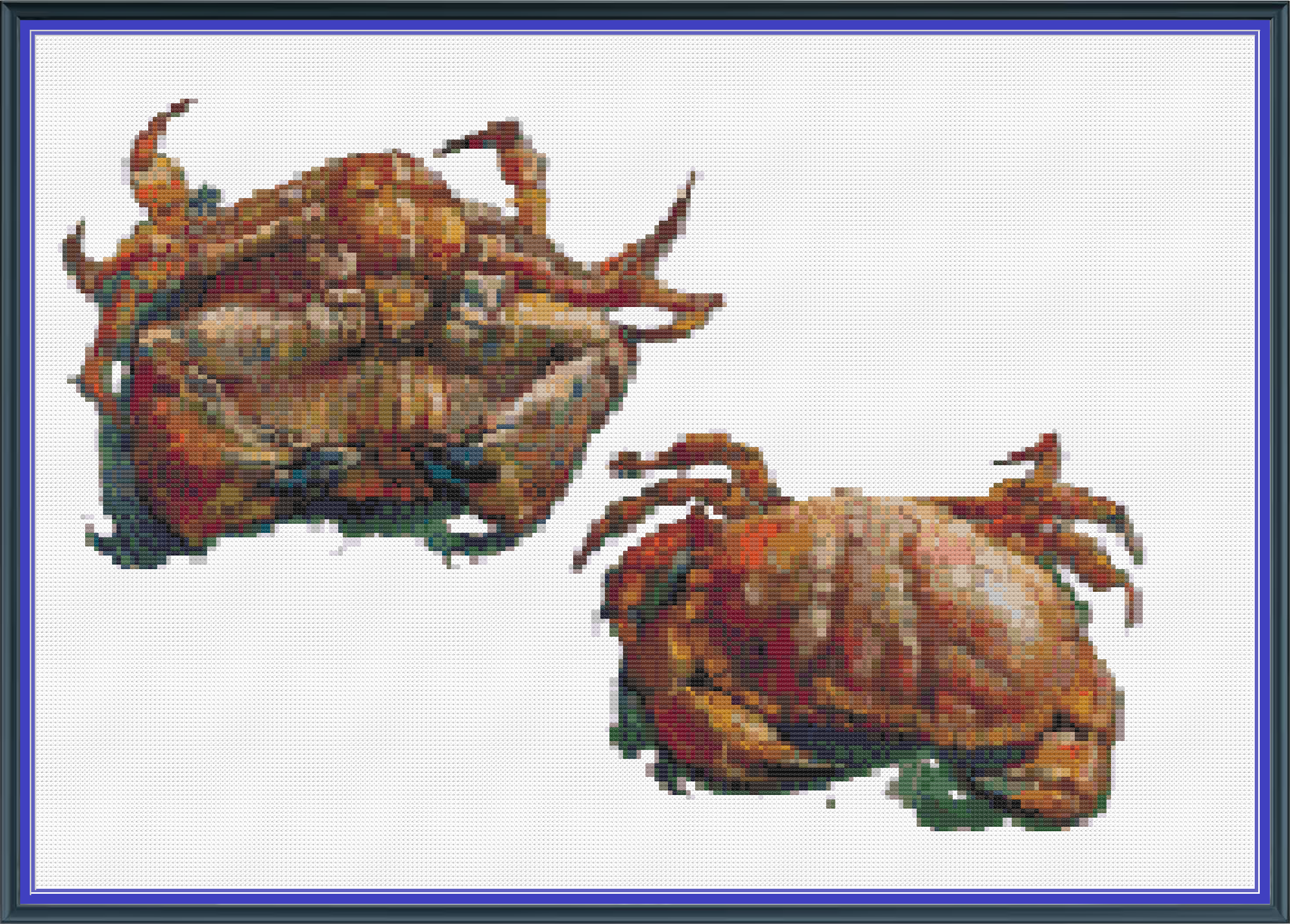 Riley Wood and Fiber Art - Two Crabs© – Cross Stitch Pattern | Fine Art Cross Stitch | 14 Count Aida | Digital Pattern Riley Wood and Fiber Art - Two Crabs© – Cross Stitch Pattern | Fine Art Cross Stitch | 14 Count Aida | Digital Pattern made by Riley Wood and Fiber Art