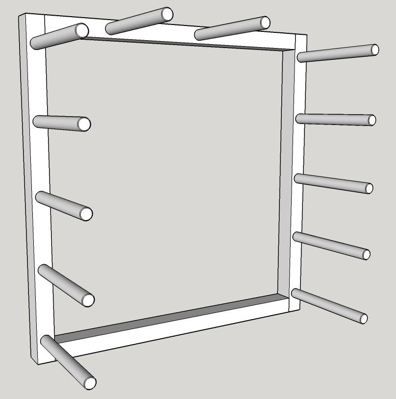 Warping Board — 4.5 & 13 Yard