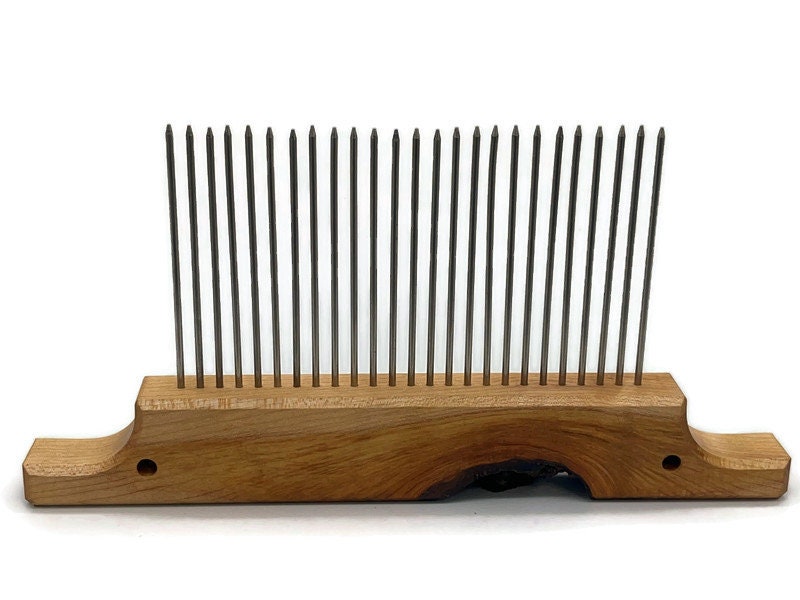 6" Standard Wool/Fiber Hackle Set - Single and Double Row on white background