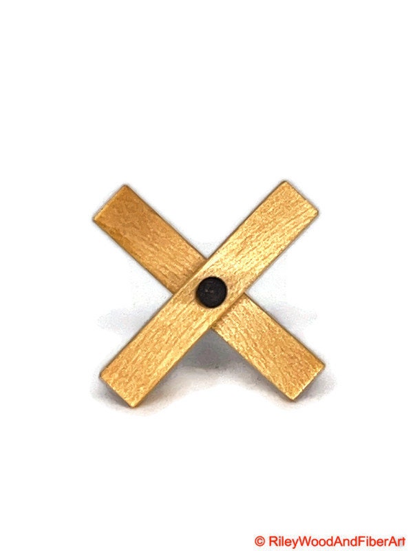 Mini Turkish Drop Spindle - Maple Whorl with Walnut Shaft made by Riley Wood and Fiber Art