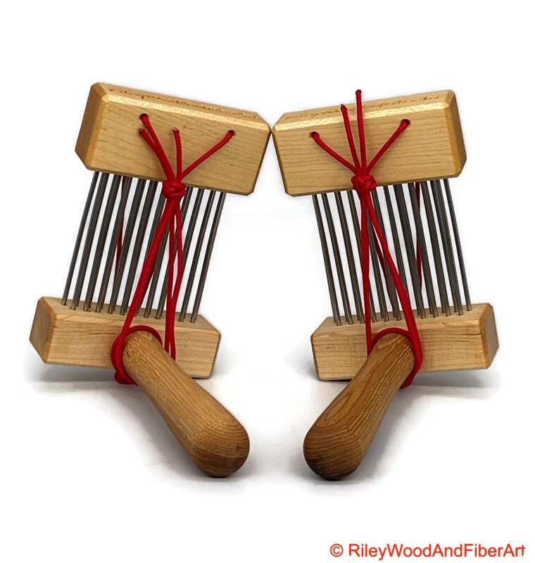 Comb Covers for Riley Wood and Fiber Art Wool Combs made by Riley Wood and Fiber Art
