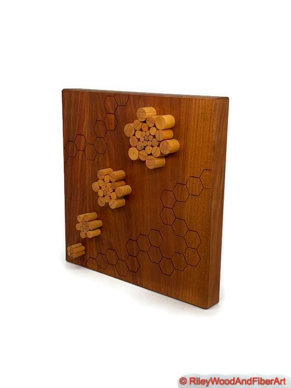 Epic Art Wall Hanging - Organic Flow made by Riley Wood and Fiber Art