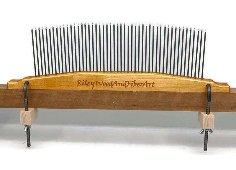 Hackle Hooks: Riley Wood and Fiber Art Hackle Accessory made by Riley Wood and Fiber Art