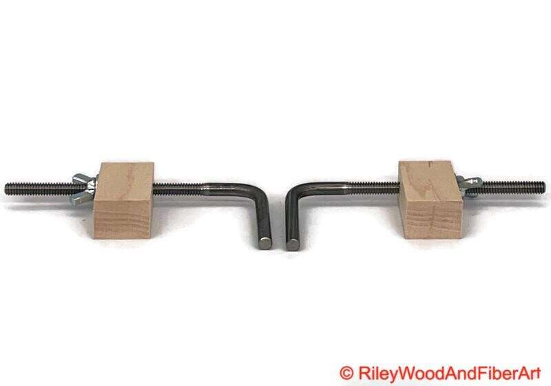 Hackle Hooks: Riley Wood and Fiber Art Hackle Accessory made by Riley Wood and Fiber Art