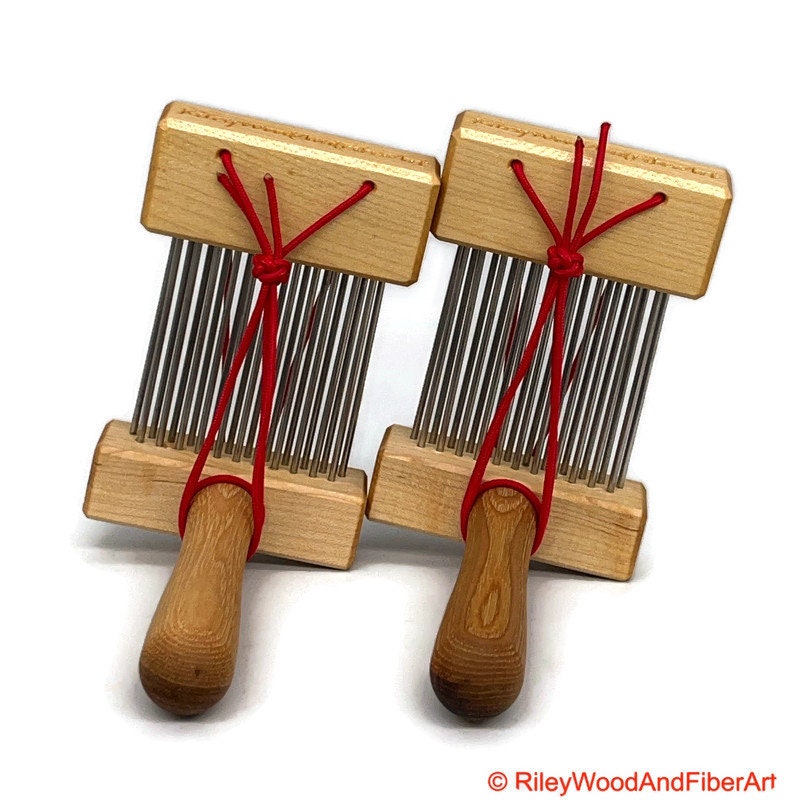 Comb Covers for Riley Wood and Fiber Art Wool Combs made by Riley Wood and Fiber Art