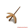 Medium Turkish Drop Spindle - Maple Whorl with White Oak Shaft made by Riley Wood and Fiber Art