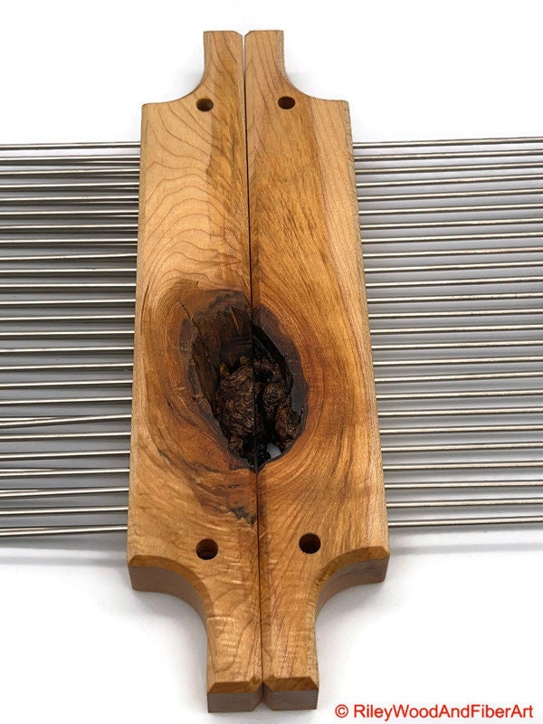 6" Standard Wool/Fiber Hackle Set - Single and Double Row Made by Riley Wood and Fiber Art