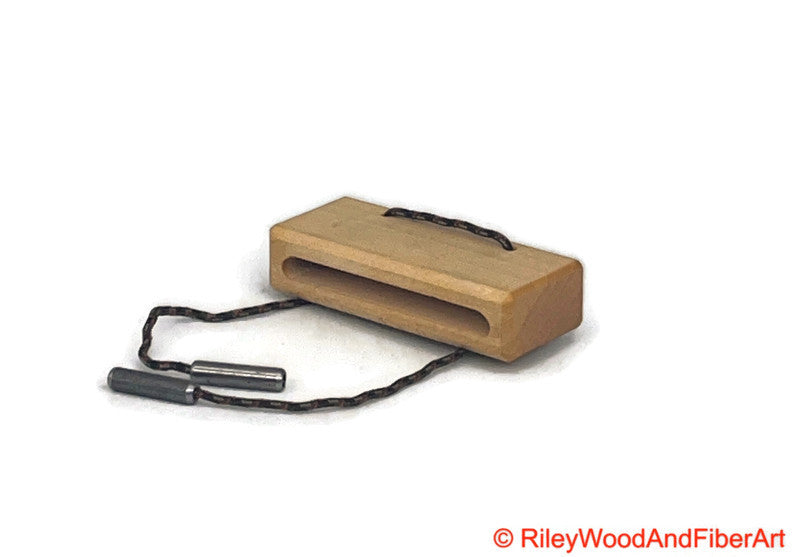 Hackle Covers 3.5" Double Row Fine Tooth Made by Riley Wood and Fiber Art